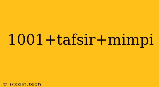 1001+tafsir+mimpi