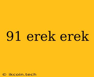 91 Erek Erek