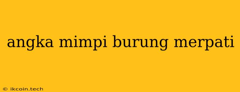 Angka Mimpi Burung Merpati