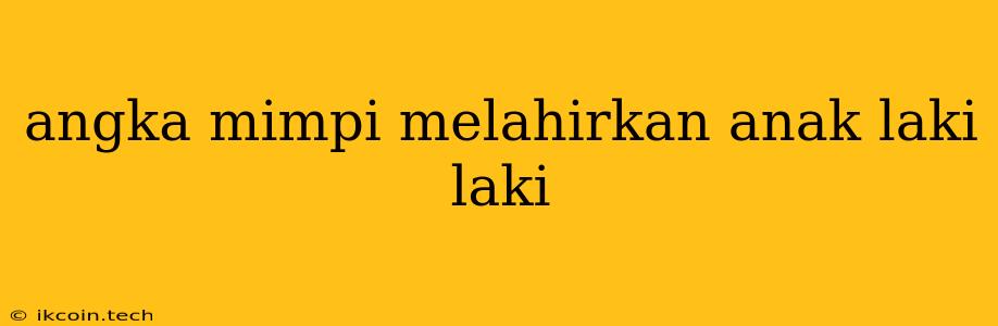 Angka Mimpi Melahirkan Anak Laki Laki