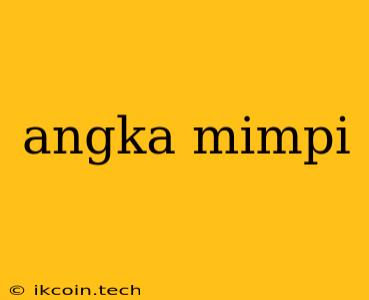 Angka Mimpi