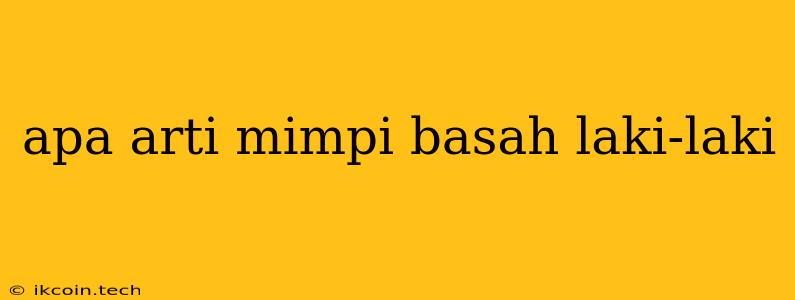 Apa Arti Mimpi Basah Laki-laki