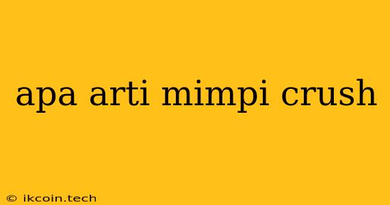 Apa Arti Mimpi Crush