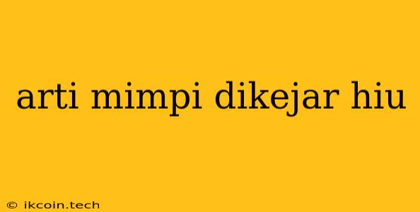 Arti Mimpi Dikejar Hiu