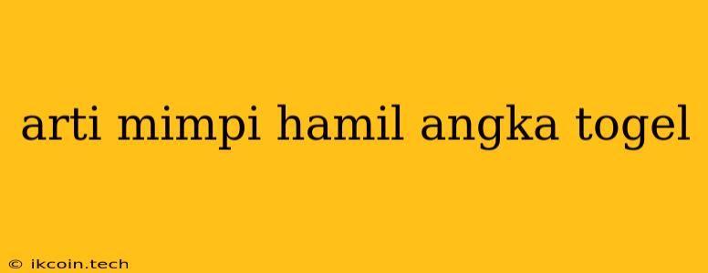 Arti Mimpi Hamil Angka Togel