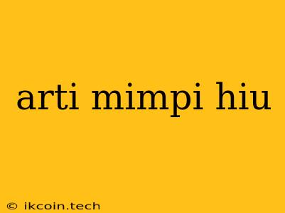 Arti Mimpi Hiu