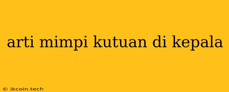 Arti Mimpi Kutuan Di Kepala