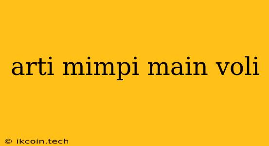 Arti Mimpi Main Voli