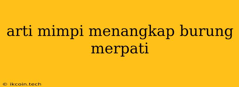 Arti Mimpi Menangkap Burung Merpati