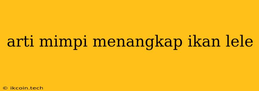 Arti Mimpi Menangkap Ikan Lele